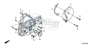 NC700DC Integra E drawing A.C. GENERATOR COVER