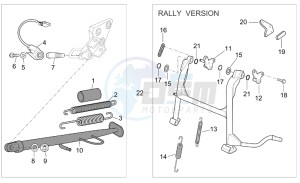 ETV 1000 Capo Nord Capo Nord drawing Central stand