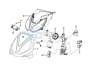 JET BASIX 50 drawing HEAD LIGHT / FR PLATE