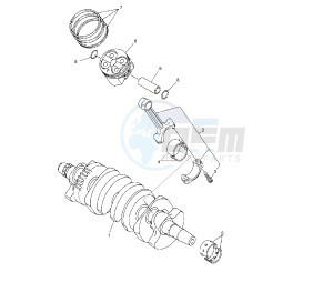 FZ6 S2 600 drawing CRANKSHAFT AND PISTON