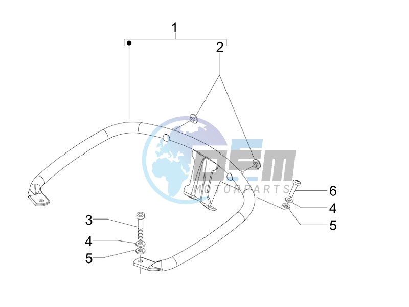 Rear luggage rack