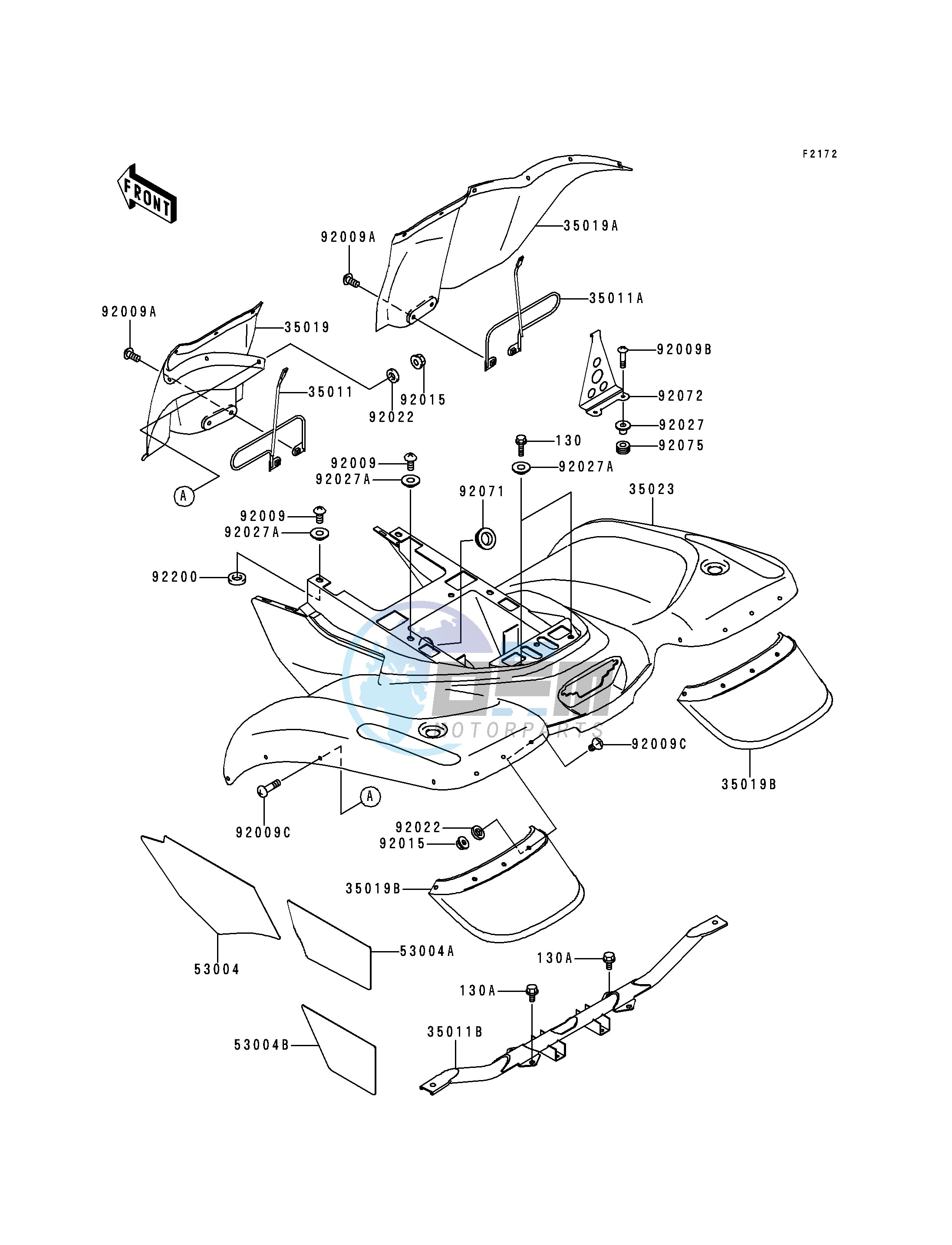 REAR FENDER-- S- -