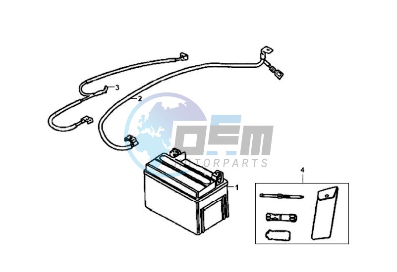 BATTERY / TOOLKIT