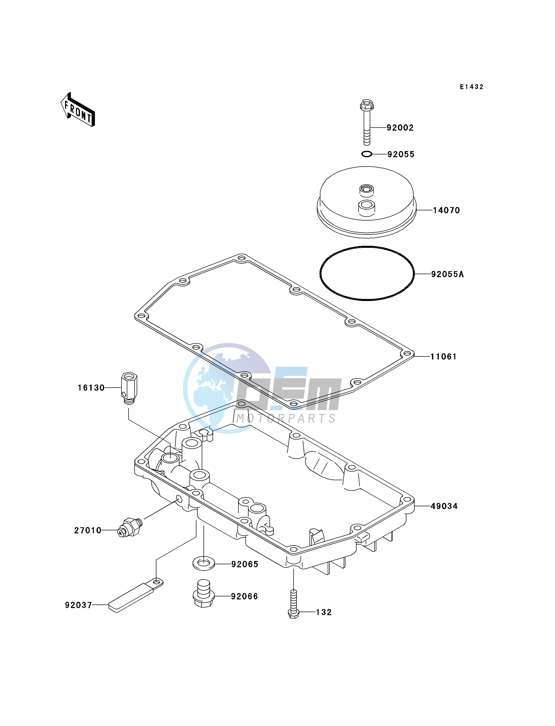 BREATHER COVER_OIL PAN