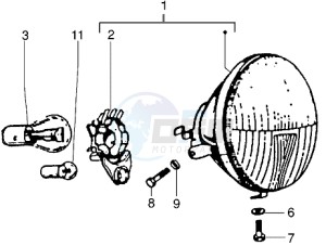 PX 125 E drawing Optical unit