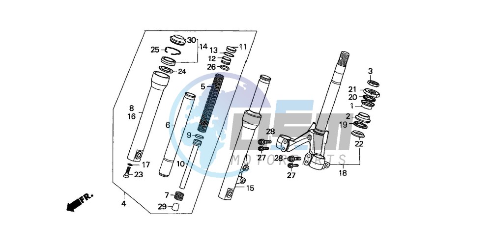 FRONT FORK/FRONT CUSHION