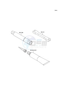 KX450F KX450EBF EU drawing Owner's Tools