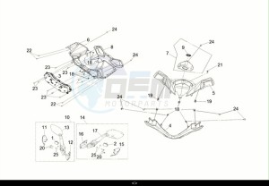 CRUISYM a 125i ABS (LV12W2-EU) (E5) (M1) drawing HANDLE COVER