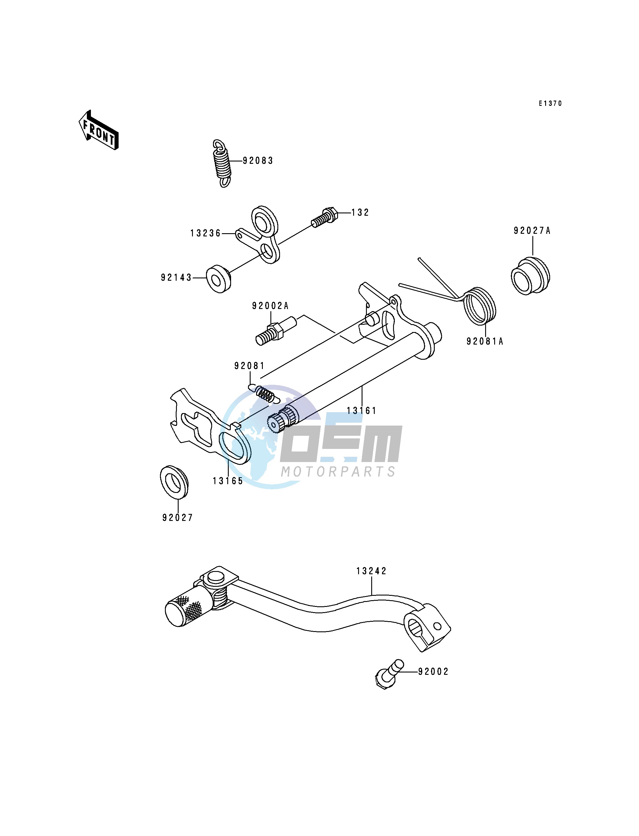 GEAR CHANGE MECHANISM