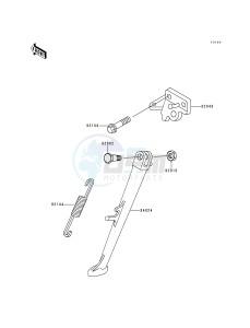 ZX 900 B [NINJA ZX-9R] (B1-B3) [NINJA ZX-9R] drawing STAND-- S- -