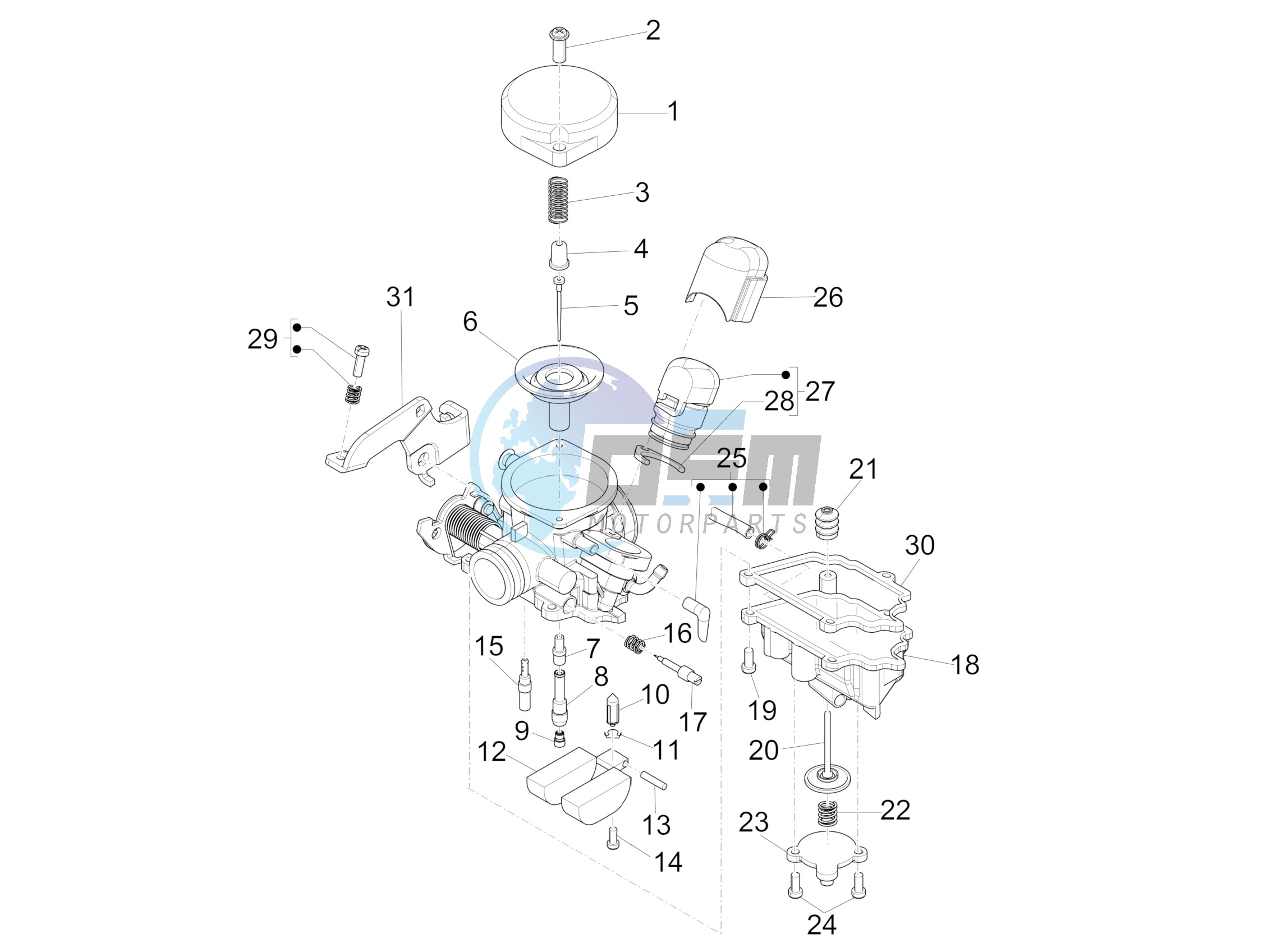 Carburetor's components