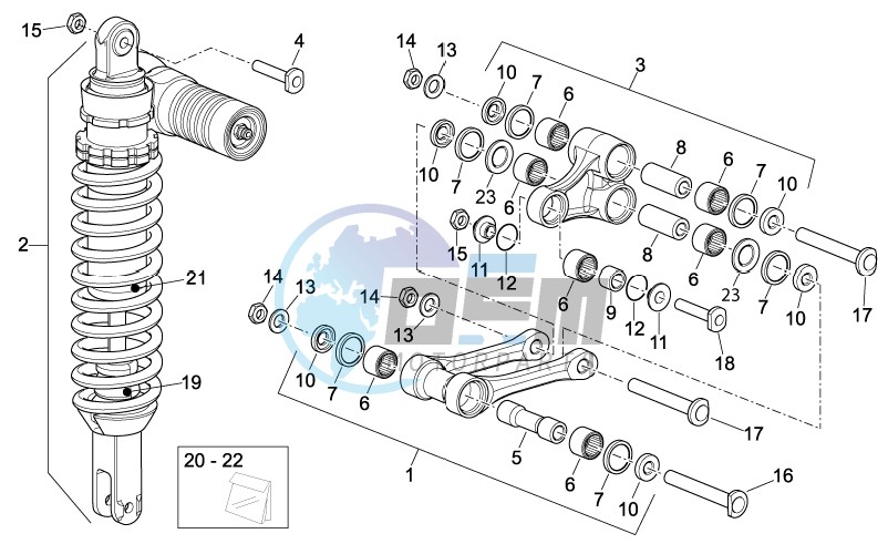 Rear Shock absorber