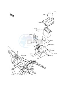 VULCAN 1700 NOMAD ABS VN1700DGF GB XX (EU ME A(FRICA) drawing Battery Case