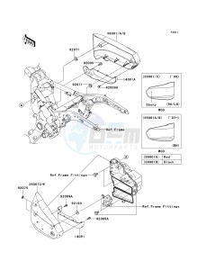 VN 1600 A [VULCAN 1600 CLASSIC] (A6F-A8FA) A8FA drawing SIDE COVERS