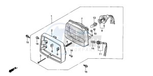 C70CW drawing HEADLIGHT (1)