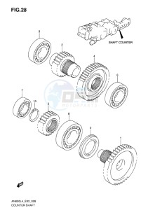 AN650 drawing COUNTER SHAFT