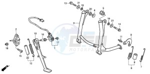 VFR800FI drawing STAND