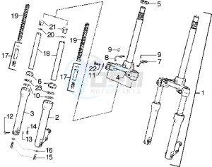 Diesis 50 drawing Front Fork