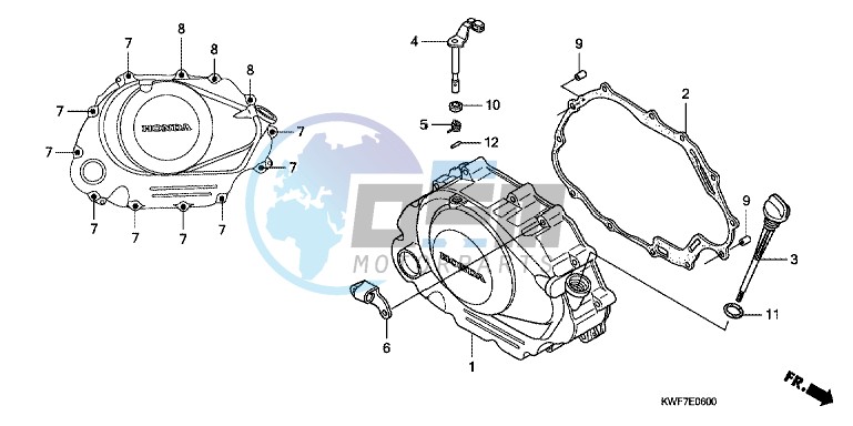 RIGHT CRANKCASE COVER