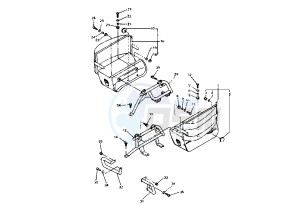 XVZ ROYAL STAR 1300 drawing SADDLEBAG