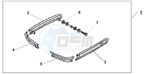 GL1800A NZ - (NZ) drawing SADDLEBAG GUARD P