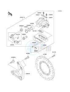 VN 1500 E [VULCAN 1500 CLASSIC] (E2-E6) [VULCAN 1500 CLASSIC] drawing REAR BRAKE-- VN1500-E4 - E6- -