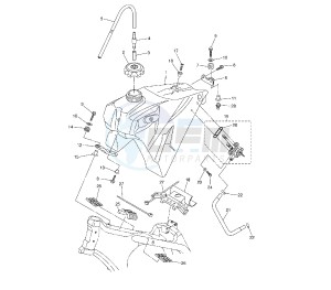 WR F 250 drawing FUEL TANK