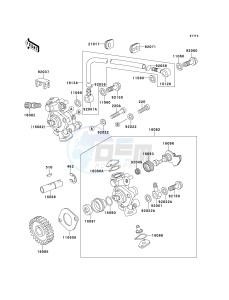 KE 100 B [KE100] (B16-B20) [KE100] drawing OIL PUMP