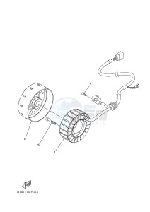 YFM700FWAD YFM70GPLG GRIZZLY 700 EPS (B317) drawing GENERATOR