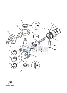 F25AEH-S-NV-BSO drawing CRANKSHAFT--PISTON