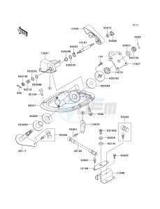 JT 900 B [900 STX] (B1-B2) [900 STX] drawing HANDLE POLE