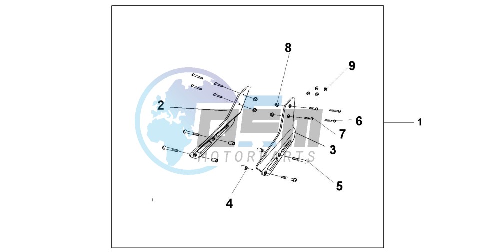 BACKREST - REAR CARRIER STAY