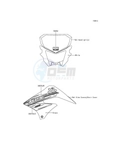 KLX125 KLX125CGF XX (EU ME A(FRICA) drawing Decals