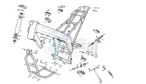 SENDA R BAJA - 125 CC 4T BAJA EU2 & EU3 drawing FRAME MY06