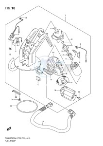 GSX1250FA (E28-E33) drawing FUEL PUMP