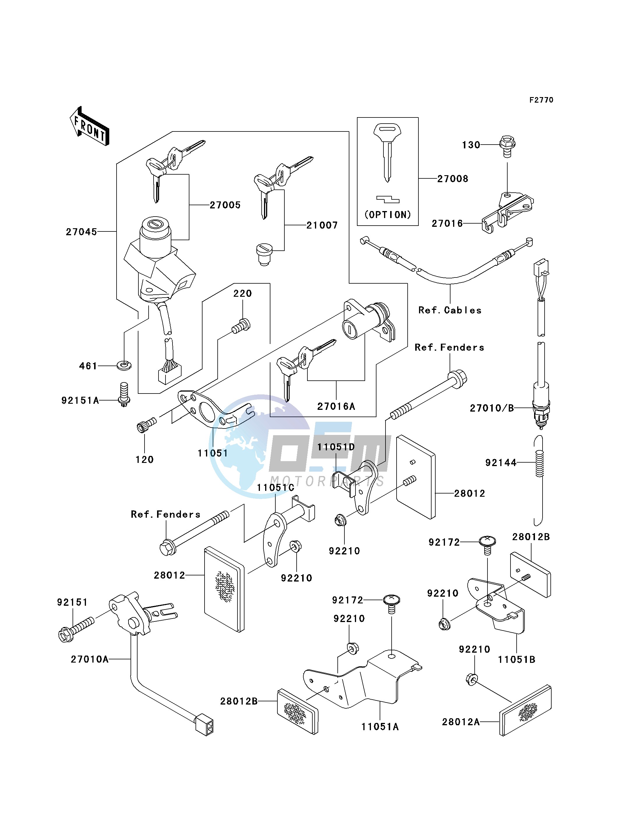 IGNITION SWITCH_LOCKS_REFLECTORS