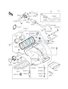 ZX 750 K [NINJA ZX-7R] (K1-K2) [NINJA ZX-7R] drawing AIR FILTER