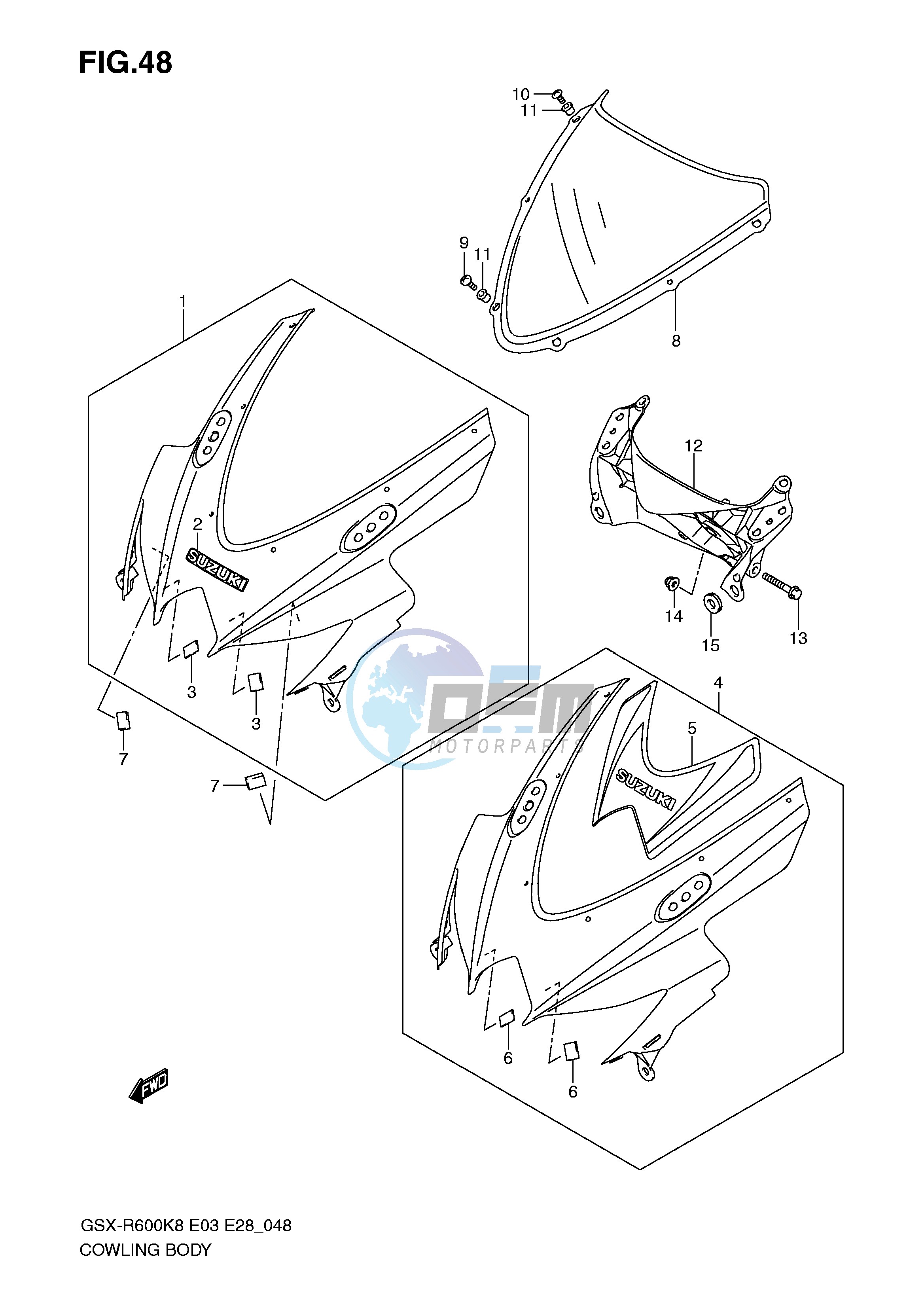 COWLING BODY (MODEL K8)