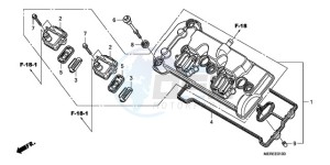 CBF600N9 Europe Direct - (ED / 25K) drawing CYLINDER HEAD COVER