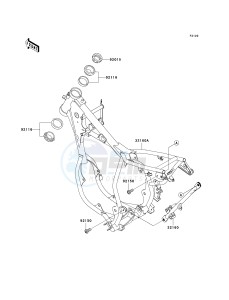 KX 65 A (A6) A6 drawing FRAME