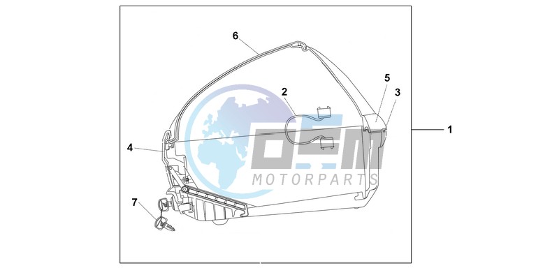 45L TOP BOX NIGHTSTAR BLACK