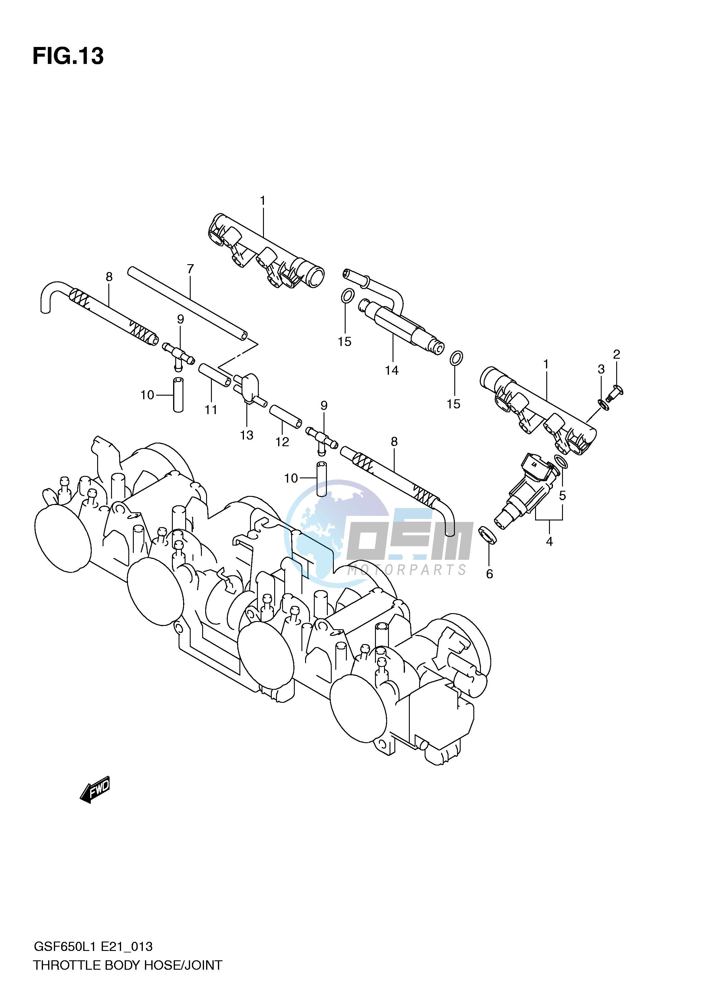 THROTTLE BODY HOSE JOINT