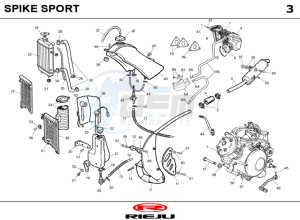 SPIKE-50-SPORT-BLACK drawing HOSE CONNEXIONS TANKS