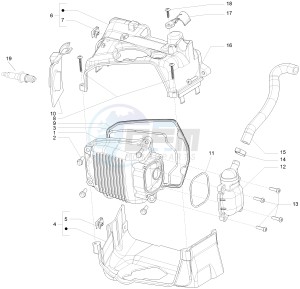 S 150 4T 2V ie E3 College drawing Cylinder head cover