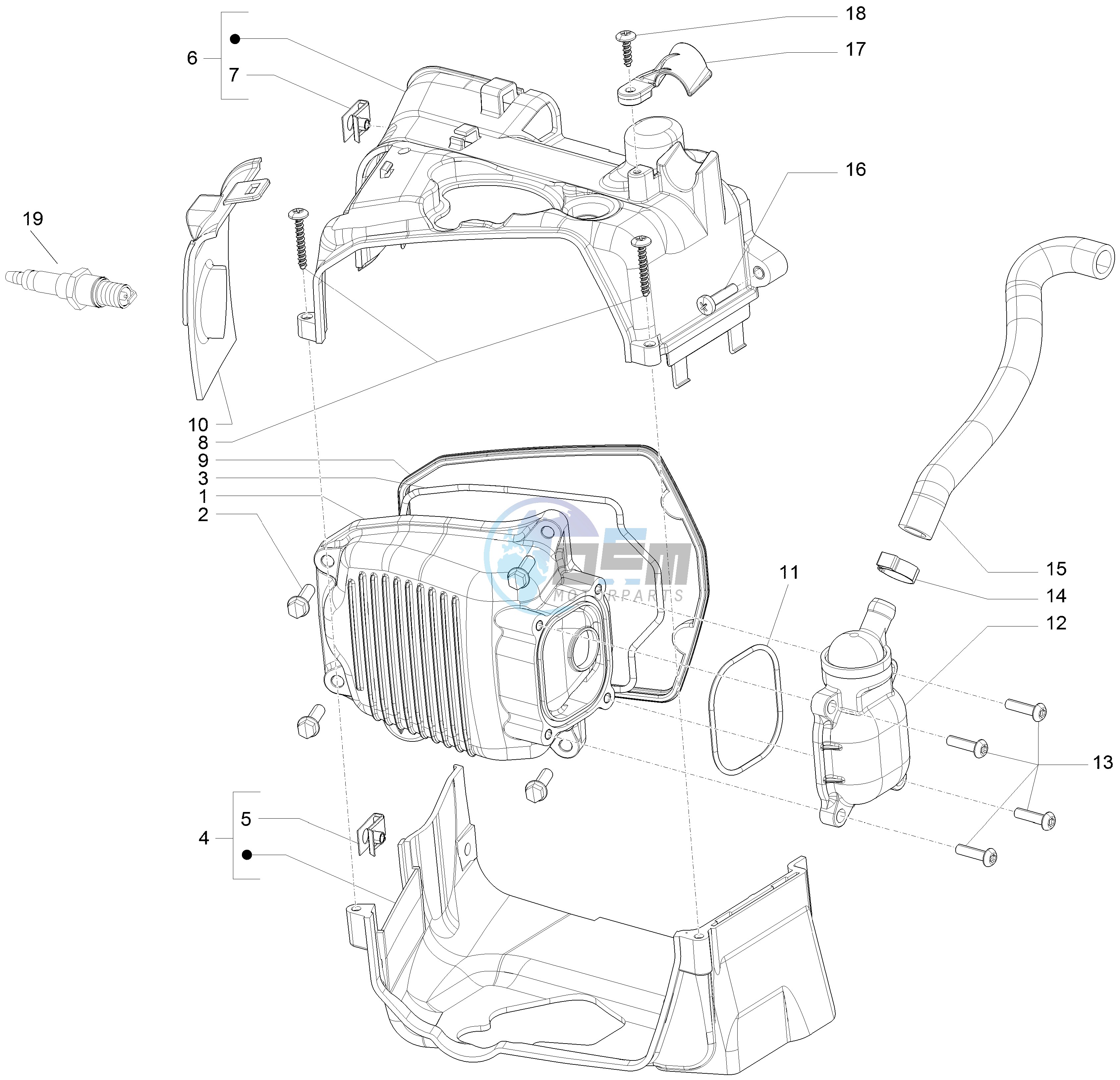 Cylinder head cover