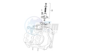 Sport City Street 300 4t 4v e3 drawing Chain tensioner