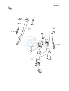 ZX 600 C [NINJA 600R] (C10) [NINJA 600R] drawing STAND-- S- -