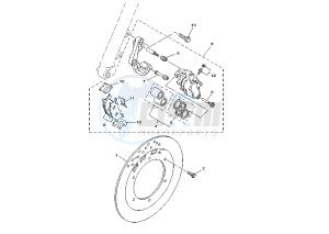 XV S VIRAGO 250 drawing FRONT BRAKE CALIPER