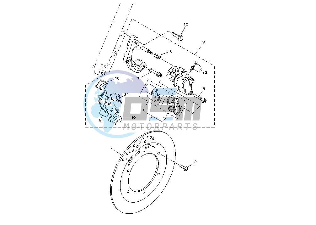 FRONT BRAKE CALIPER