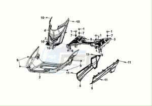 E-XPRO (EH4LW1-EU) (M0) drawing FLOOR PANEL - CENTER COVER